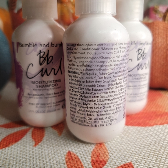 Bumble and Bumble Bb Curl Moisturizing Shampoo x 3 - Picture 2 of 3